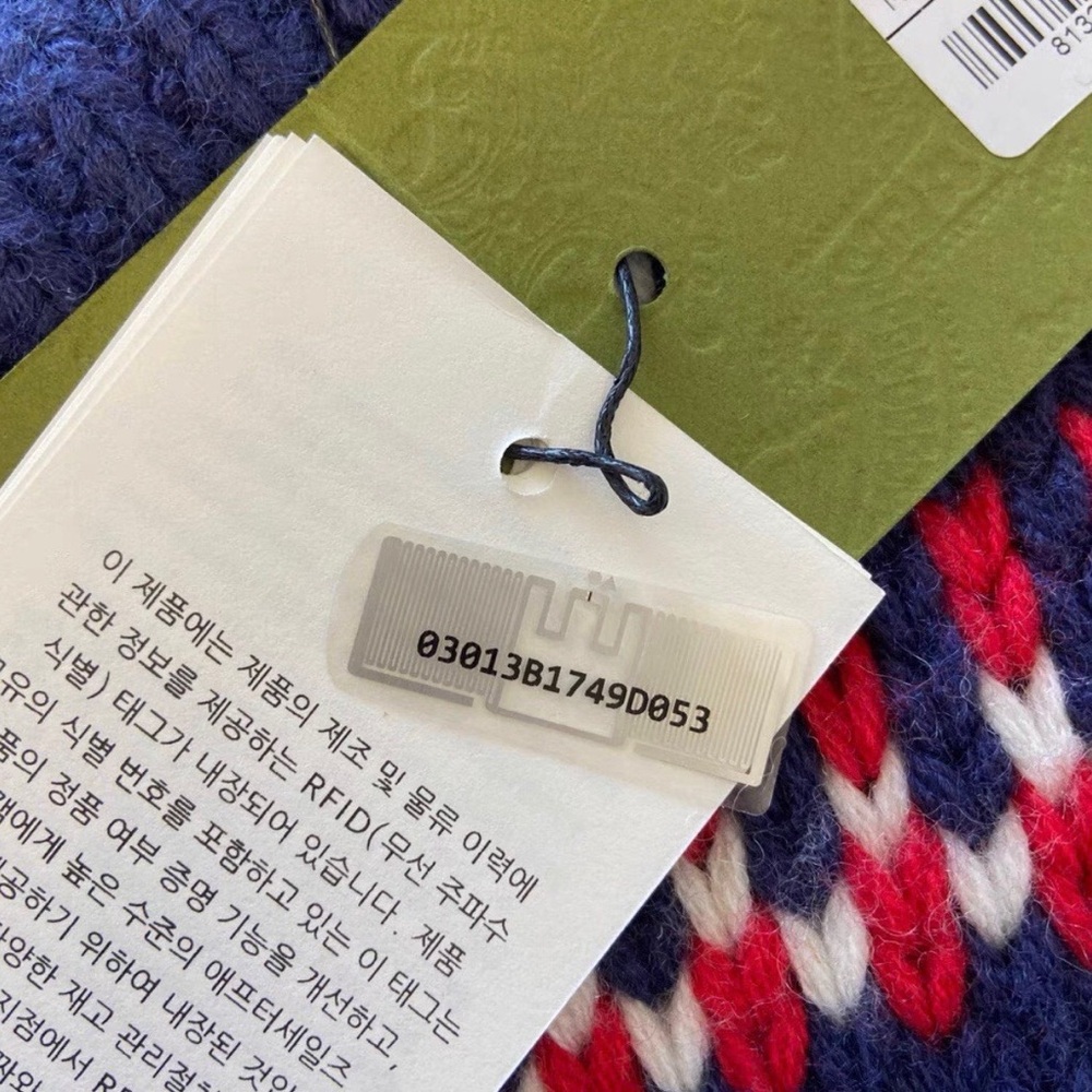 Gucci Multicolor Patterned Turtleneck Sweater - image 4